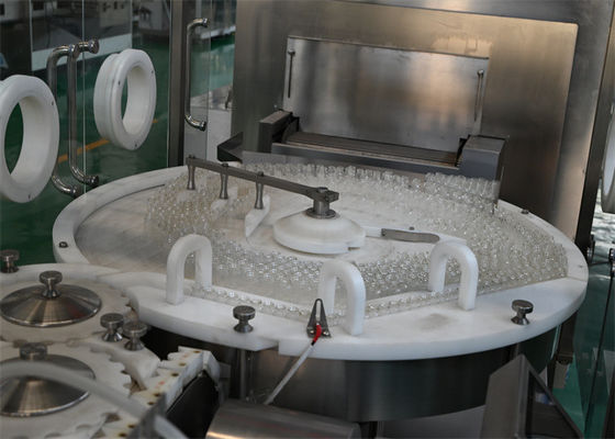 Συμπαγές σύστημα πλύσης φιαλιδίων 2-30ml για καλλυντικούς ορούς & φαρμακευτική επεξεργασία