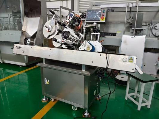 Αγορά High-Speed Cosmetic Labeling Machine - Fully Automatic Sticker Labeling for 1-20ml Glass or Plastic Bottles with Taping and Printing Features σε απευθείας σύνδεση κατασκευή