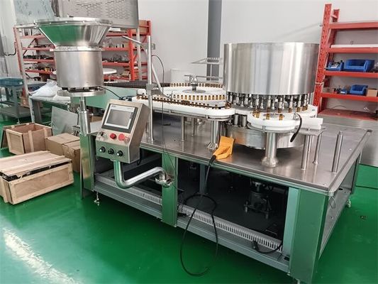 Μηχανή πλήρωσης υγρού φαρμάκων 30-500 ml για συμπληρώματα διατροφής Μεγάλη ακρίβεια πλήρωσης με περισταλτική αντλία και σερβο