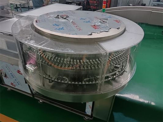 Υψηλής ταχύτητας 2 ∆50 ml κατακόρυφο υπερηχητικό πλυντήριο φιαλιδίων 3000 ∆6000BPH cGMP συμμορφούμενο, χαμηλή ρήξη, WFI & CA 0,22μm διήθηση